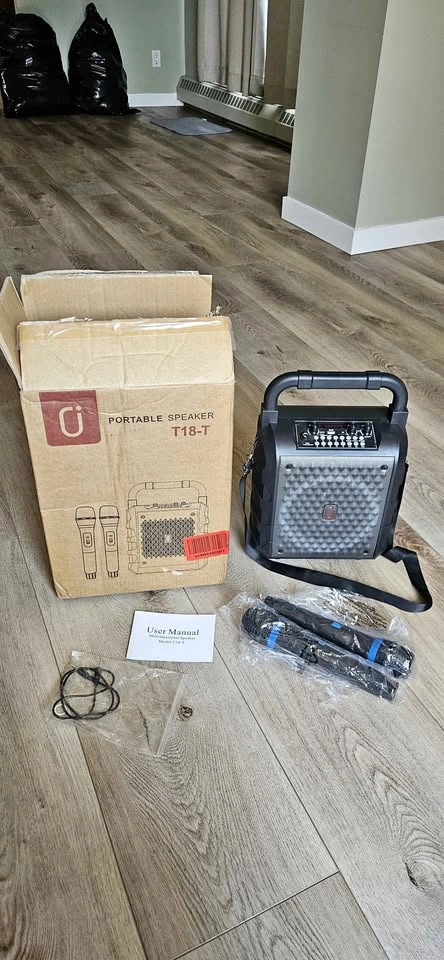 Portable Speaker T18-T with Dual Microphones