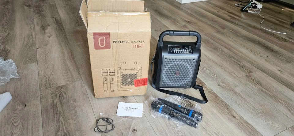 Portable Speaker T18-T with Dual Microphones - photo 2