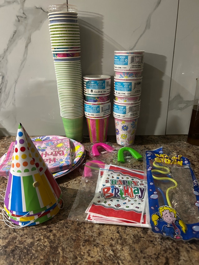Birthday supplies