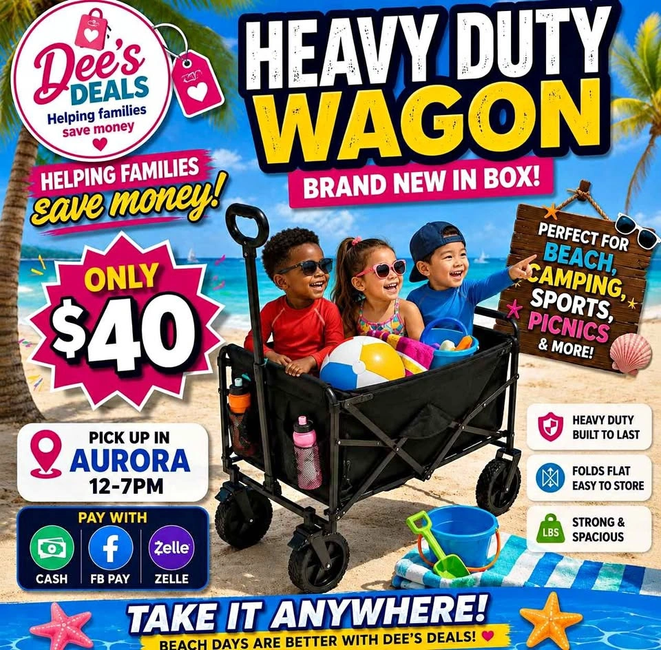 Heavy Duty Wagon BRAND NEW IN BOX ONLY $40