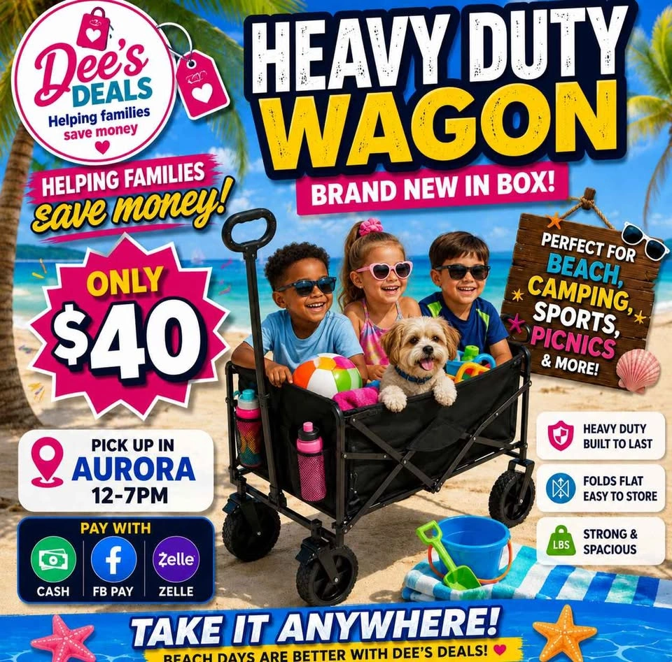 Heavy Duty Wagon BRAND NEW IN BOX ONLY $40 - photo 2