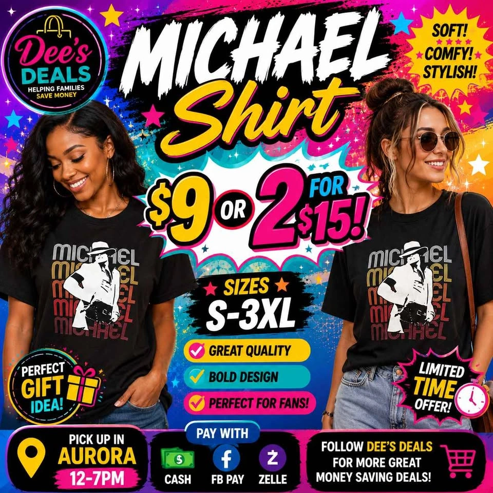 Micheal Jackson Shirt Sizes S-3XL $9 - photo 2