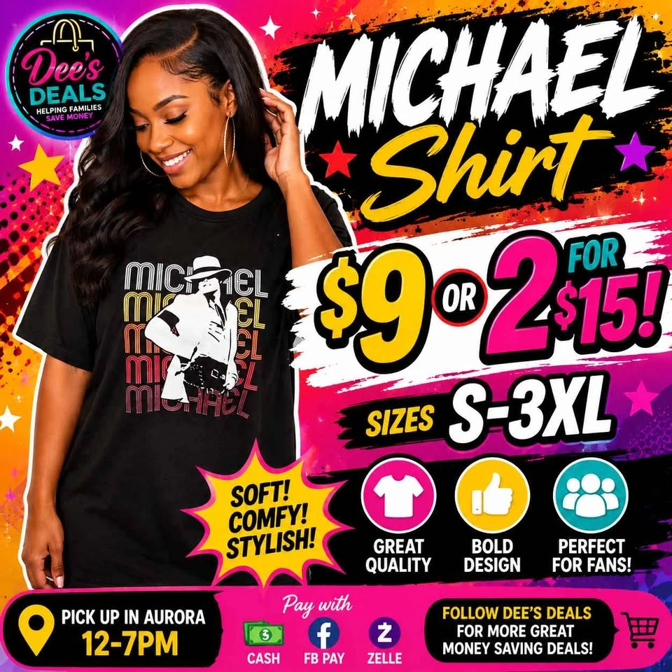 Micheal Jackson Shirt Sizes S-3XL $9 - photo 3