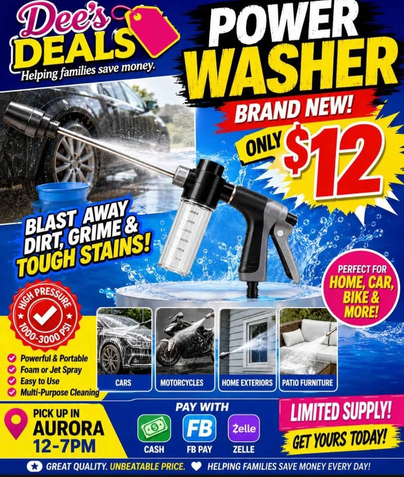 Power Washer BRAND NEW ONLY $12 - photo 2