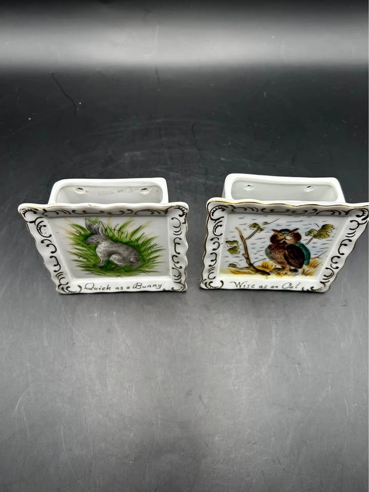 Vintage Enesco Wall Pockets/Planters - photo 2