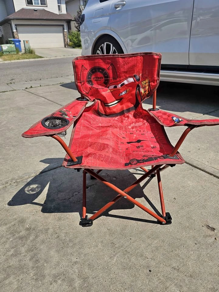 Lightning McQueen kids camping chair