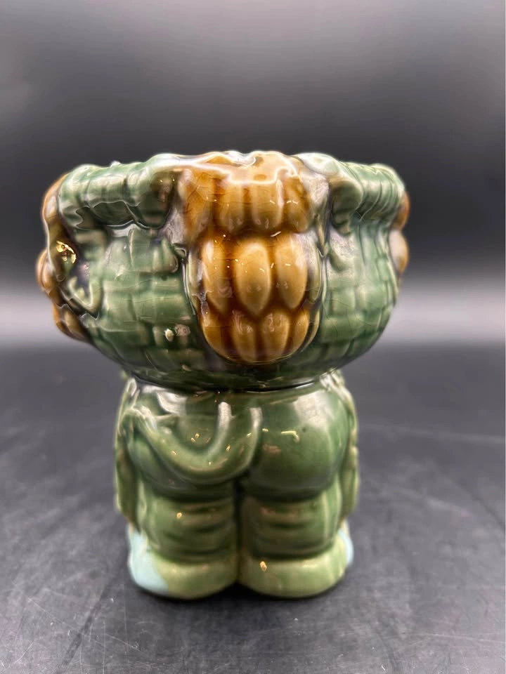 Vintage Majolica Elephant Planter/Holder - photo 3