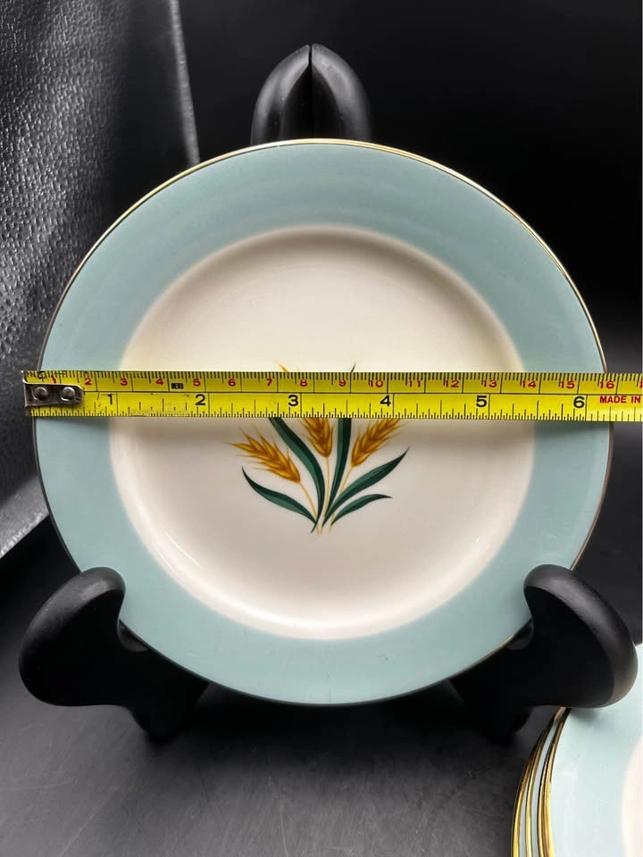 Vintage harvest wheat small plates - photo 2