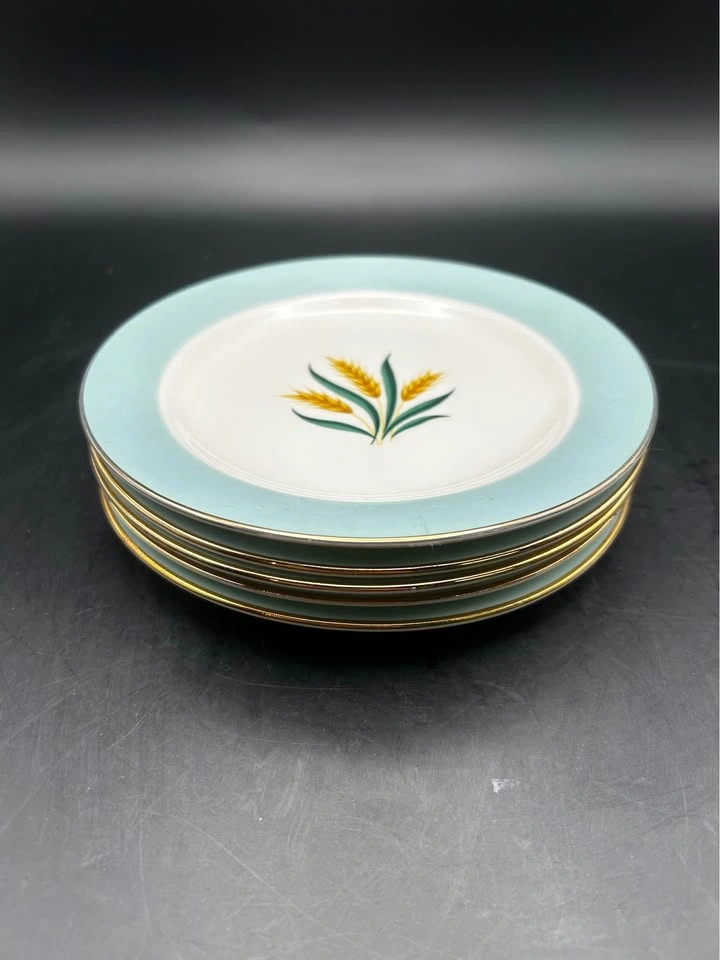 Vintage harvest wheat small plates - photo 3