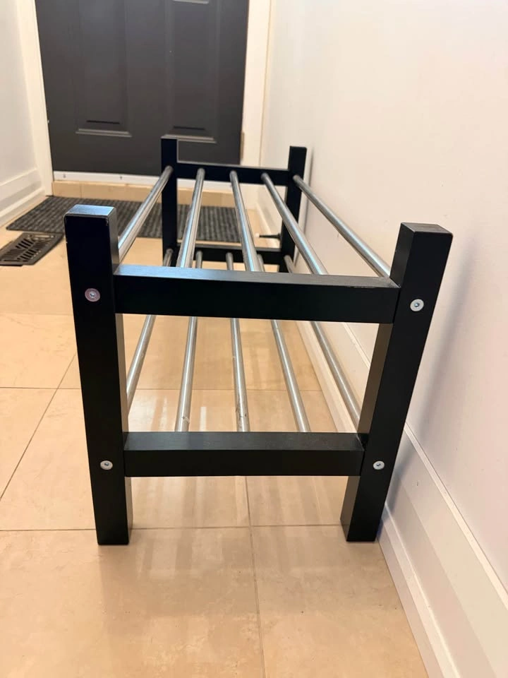 IKEA Shoe rack, black (TJUSIG) x2 - photo 4