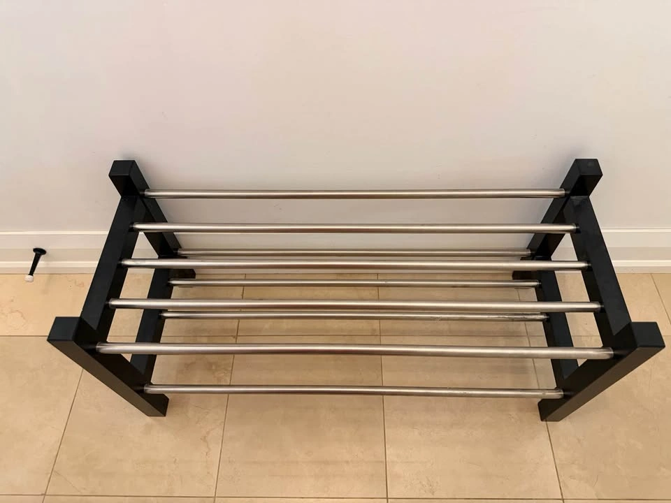 IKEA Shoe rack, black (TJUSIG) x2 - photo 5