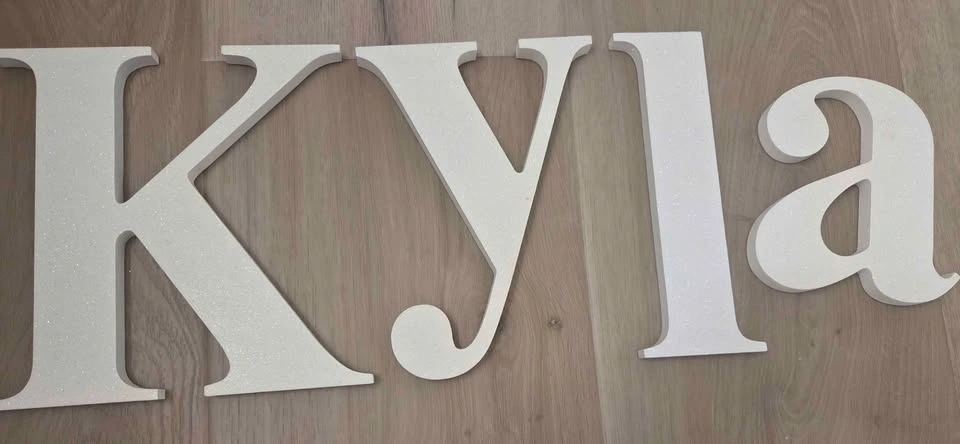 Premium Homeworks Designs Custom Glitter Wooden Wall Letters - photo 2