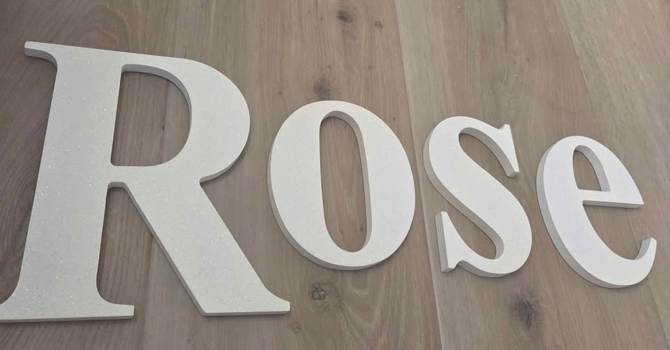 Premium Homeworks Designs Custom Glitter Wooden Wall Letters - photo 3