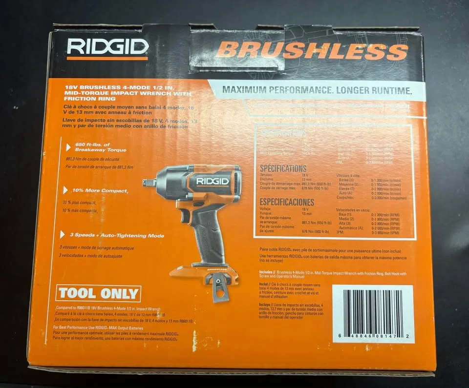 RIDGID 1/2 “ impact wrench image indicator(2)