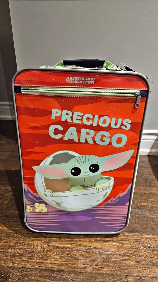 Star Wars Yoda American Tourister Luggage - Like New