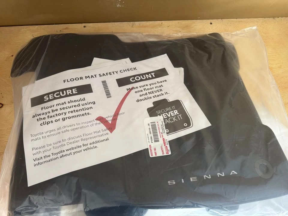 New Carpeted Sienna Floor Mats - Brand New