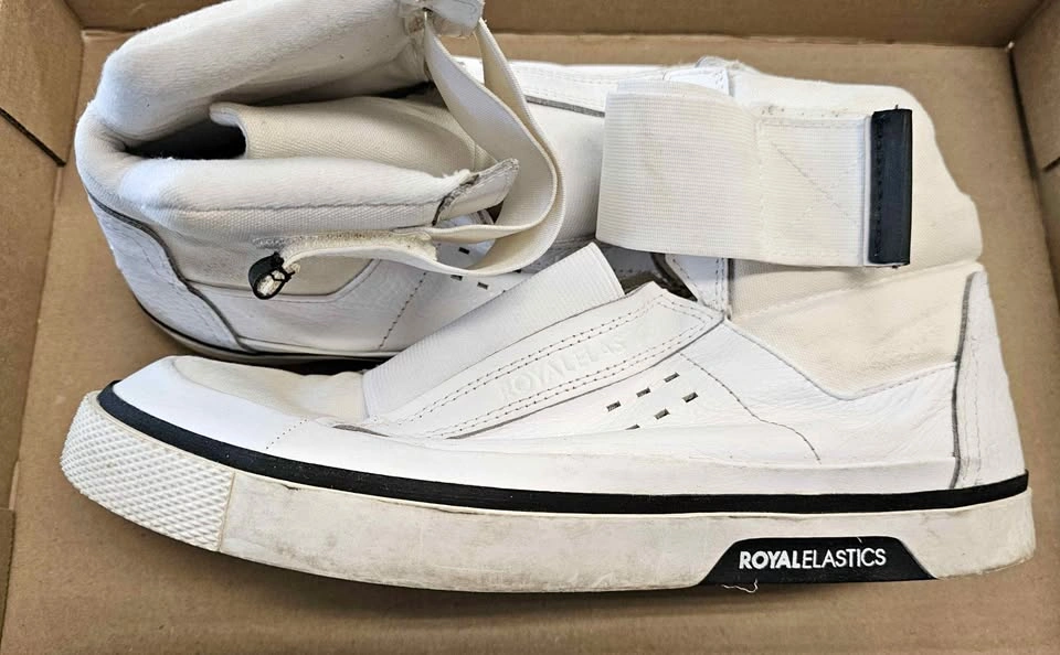Royal Elastics Men's High-Top No-Lace Sneakers - Size US 11
