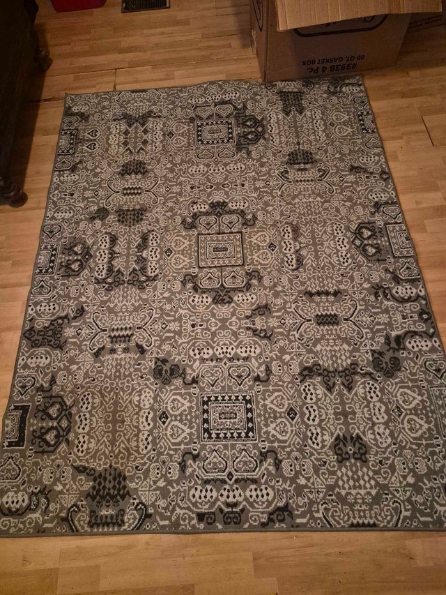 Grey Patterned Rug - photo 2