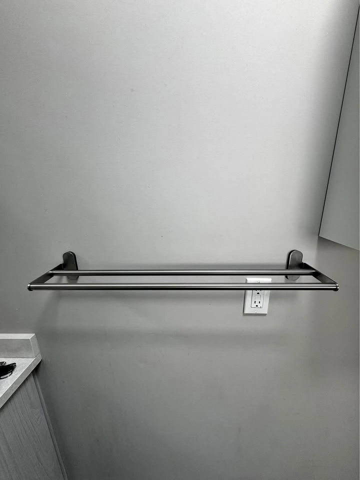 IKEA Brogrund Wall mounted towel rack stainless steel