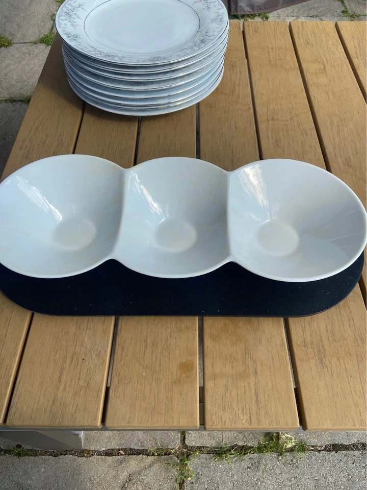 Triple Dip Condiment Serving Dish - photo 3