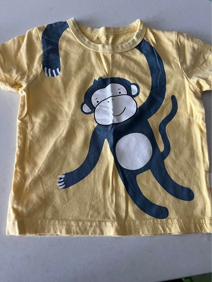 Set of 4 Toddler Animal Graphic T-Shirts -24m - photo 2