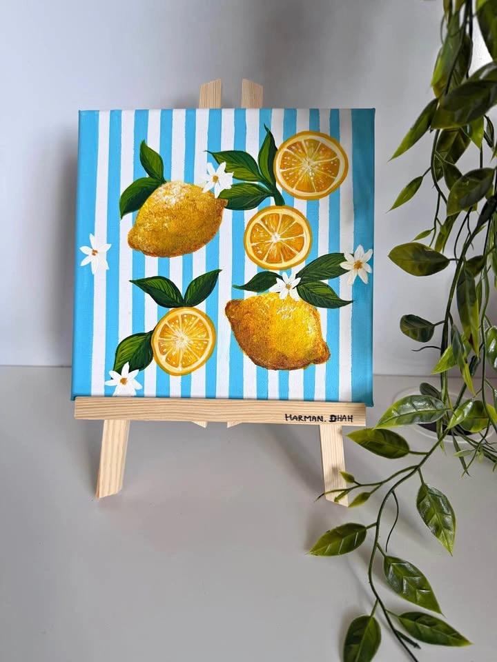 Original handmade acrylic painting