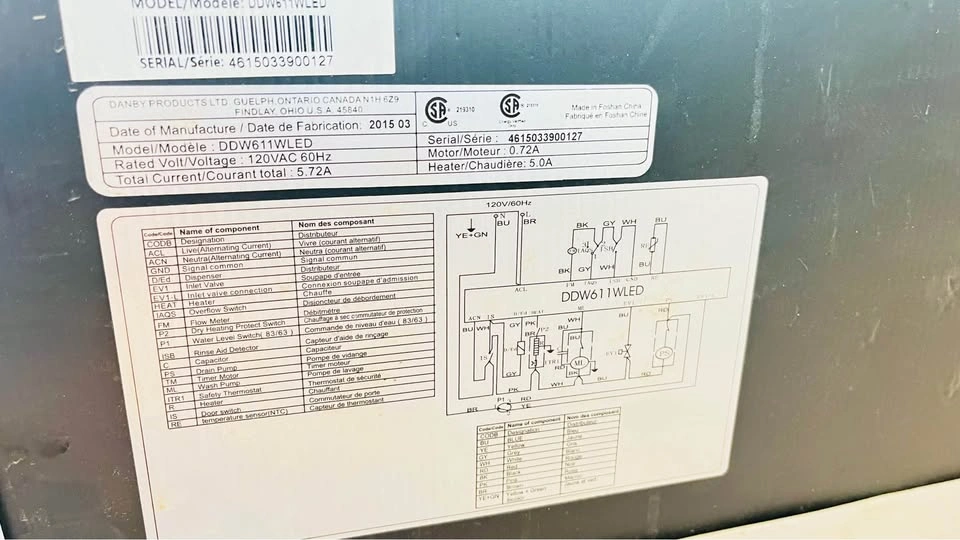 Danby DDW611WLED Countertop Dishwasher for sale or trade - photo 2