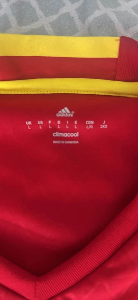 Adidas Spain National Team 2016 Euro Home Soccer Jersey - Men's - photo 2
