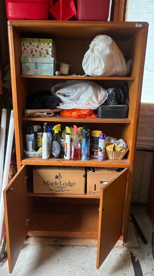 Wooden Bookcase with Lower Cabinet - photo 2