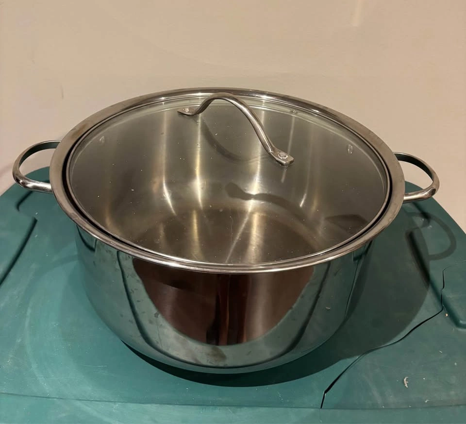 18/10 Stainless Steel Stock Pot with Glass Lid - photo 2