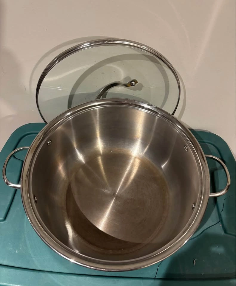 18/10 Stainless Steel Stock Pot with Glass Lid - photo 3