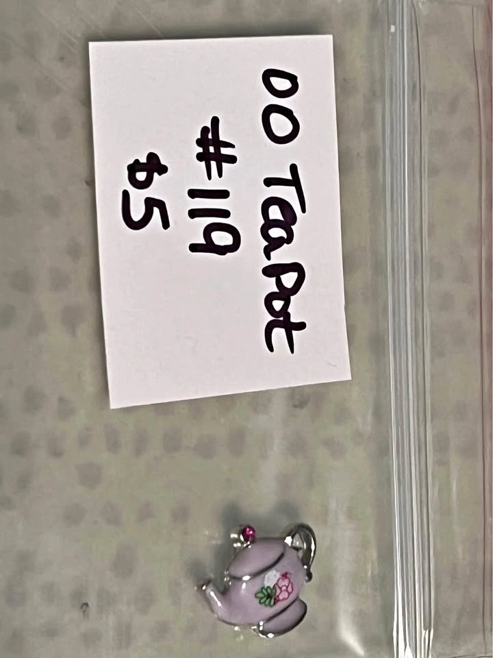 Origami Owl Charm Teapot 2