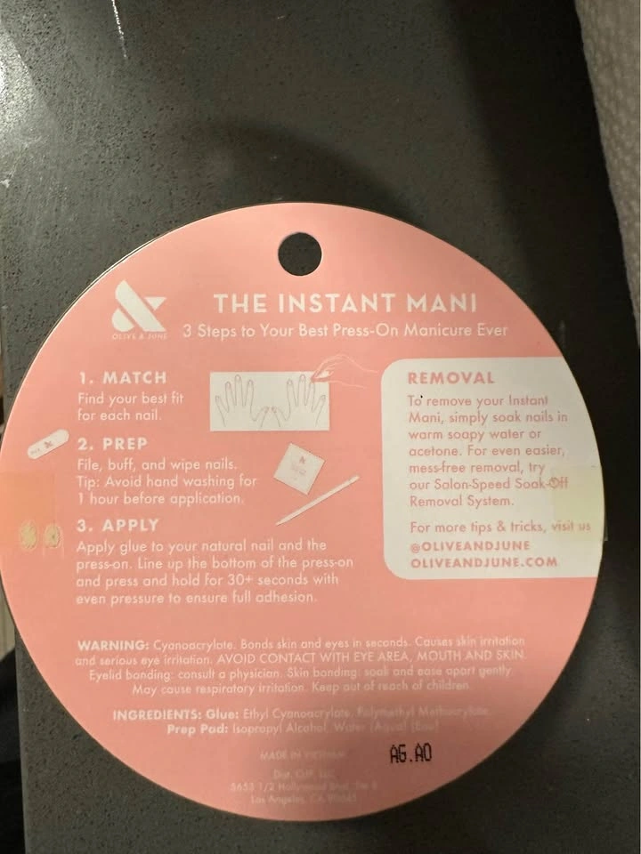 Brand New Olive & June Instant Mani Press-On Nails - photo 2