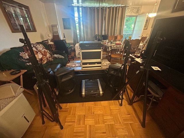 DJ SET (FULL SET) - Crest Audio PA System and Nady Wireless Mics