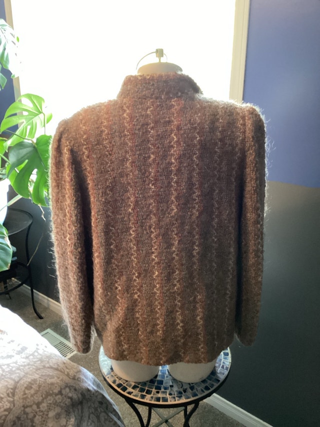Vintage Textured Knit Blazer - photo 5