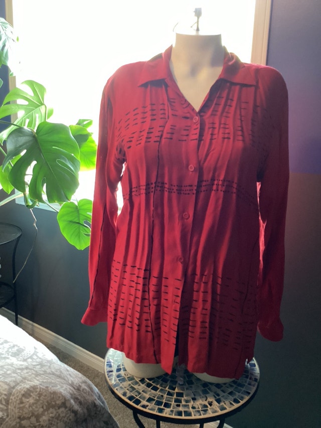 Animale Red Long-Sleeve Shirt
