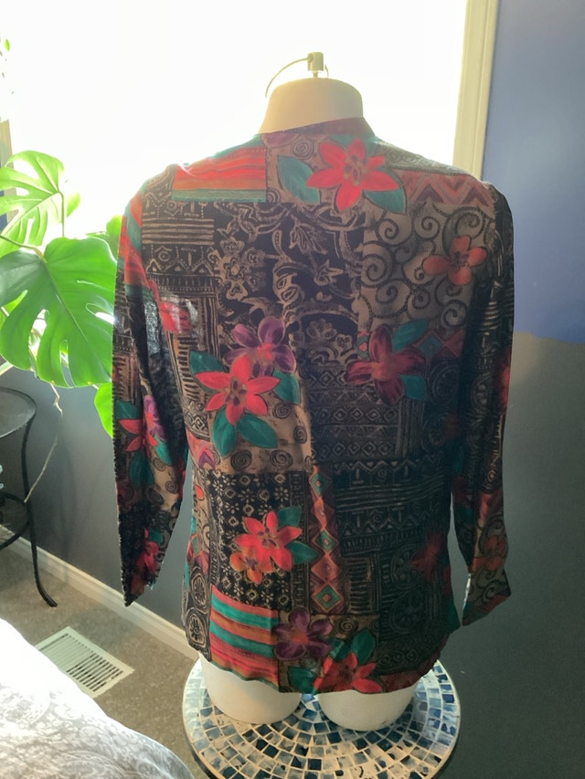 Frayne Floral Pattern Long Sleeve Blouse - photo 3