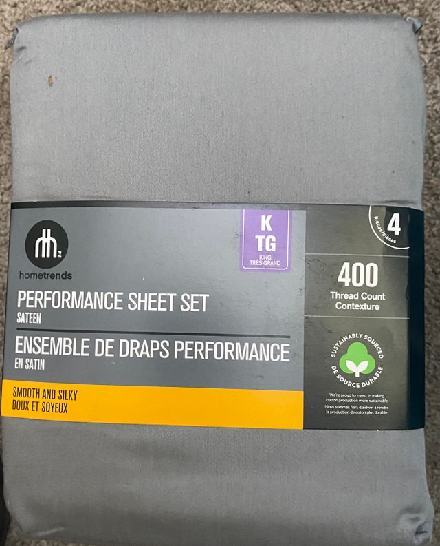 Hometrends King Performance Sheet Set