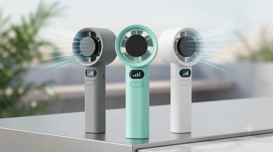 Portable Handheld Fan with 100 Speed Levels - photo 2