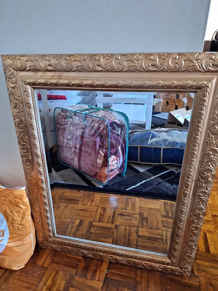 Ornate Gold Framed Mirror