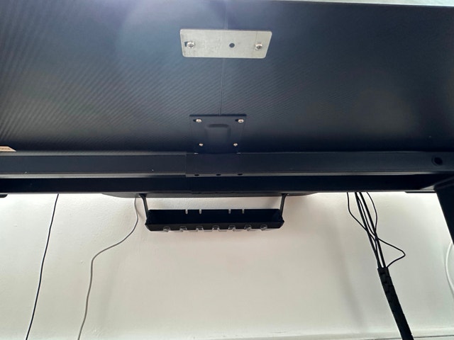 Desk, large black, 56" x 26" x 29", Inbox Zero gaming style - photo 5