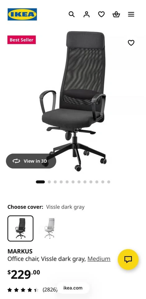 IKEA MARKUS Office Chair - photo 3