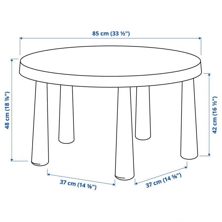 IKEA MAMMUT Children's Table - photo 2