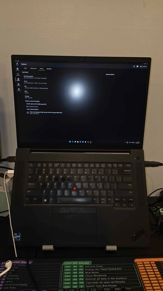 MAXED ThinkPad P1 Gen4 | i9 | RTX 3080 | 64GB RAM | Warranty