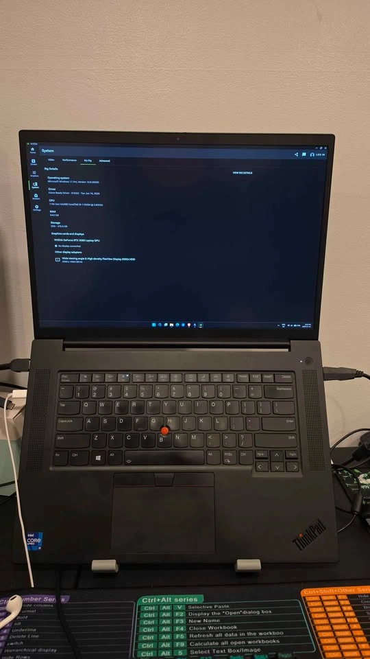 MAXED ThinkPad P1 Gen4 | i9 | RTX 3080 | 64GB RAM | Warranty - photo 2