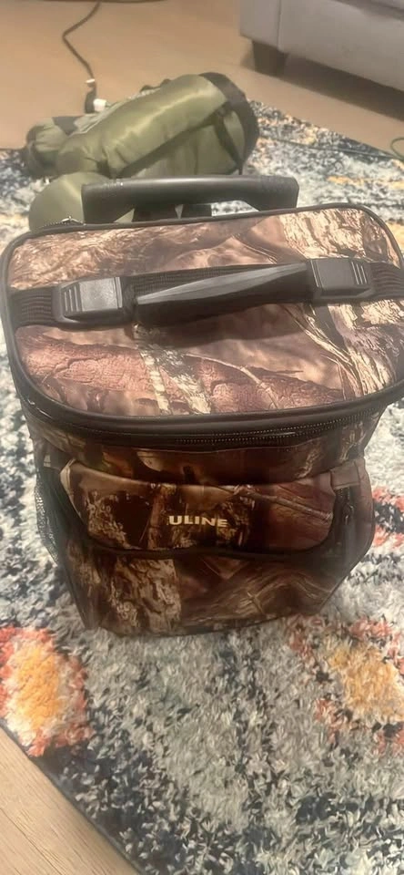 ULINE Rolling Camouflage Cooler Bag