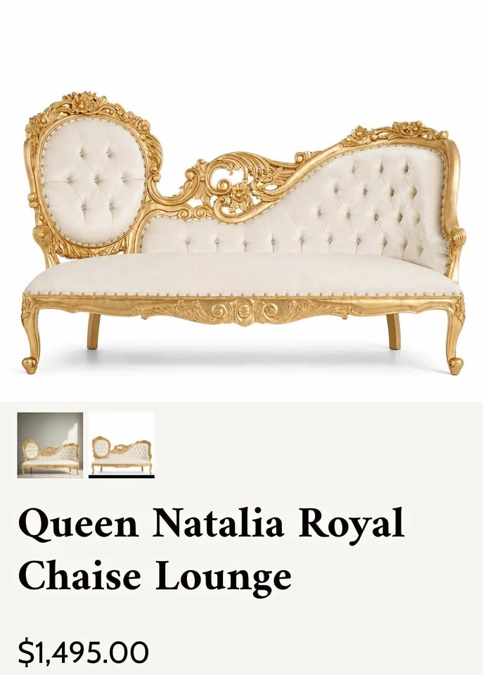 Brand New Queen Natalia Love Seat