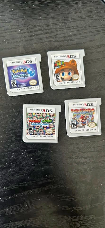 Nintendo 3DS Game Lot: Pokemon, Mario, and More