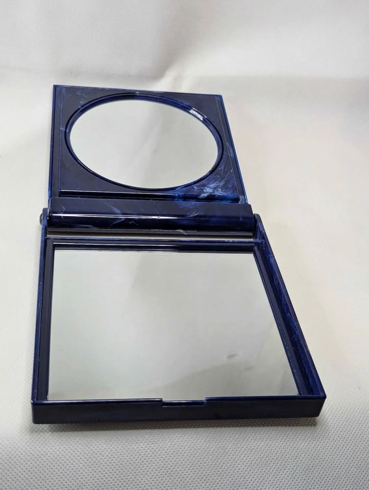 Estée Lauder Blue Marbled Acrylic Compact Mirror