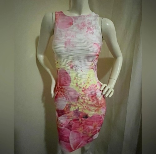 Lipsy 🍋🌺 Lemon and Pink Tropical Summer Dress - photo 4